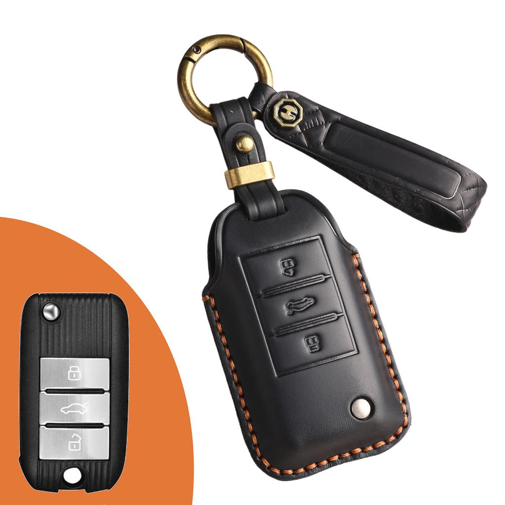 Retro Key Cover Is Suitable for Roewe Ei6 Key Bag MG Special Roewe Rx5plu's Car Protective Case.