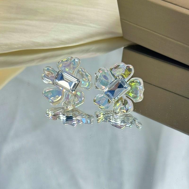 2024 Elegante Schlichte Blumenohrringe - Leichter Luxus-Mode