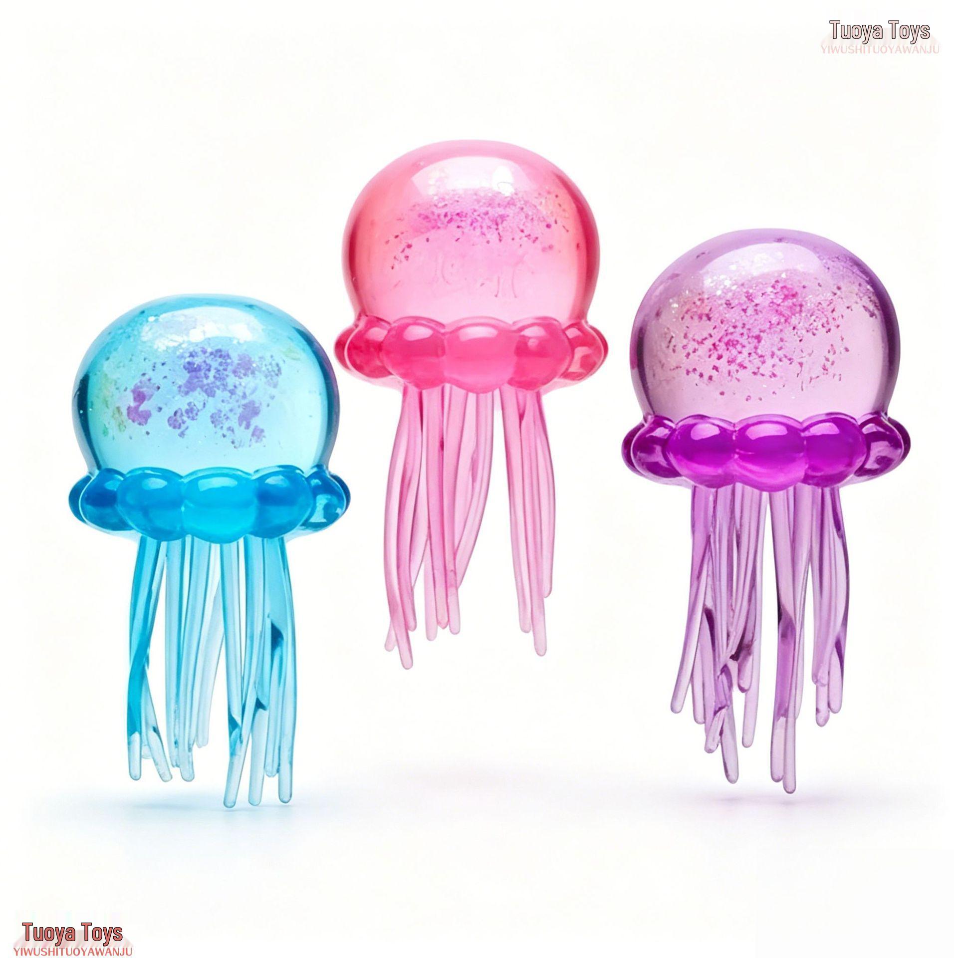 

Squish-Sensory Octopus Jellyfish Toy: Stress Relief Squeeze for Beach Water Play