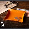 Am de Mas Small Item Tray, Tochigi Leather, Genuine Leather, Made in Japan, Tabletop, Handmade, Simple, Lightweight, for Accessories, TY-006 (B Camel)