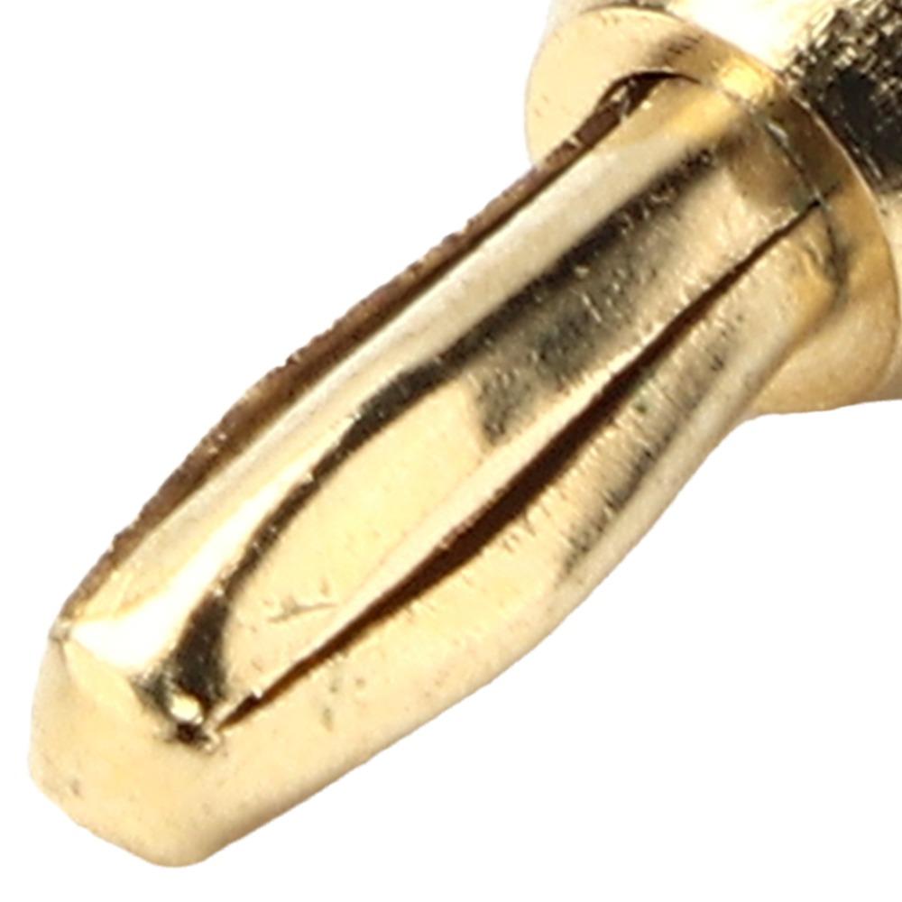 10 PCS 2.5mm Banana Connector Copper Gold Plated Speaker Plug  Connector  2.5mm Socket