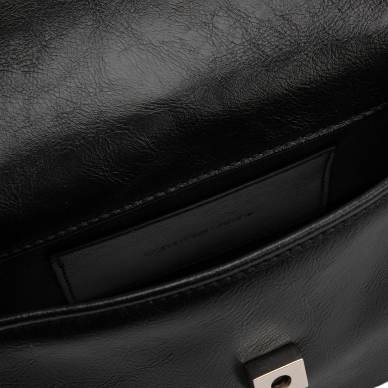 Calvin Klein Casual Minimalist Fashion Synthetic Material Shoulder Bag Medium Women Bags Space-Black 4K3085G-UB1
