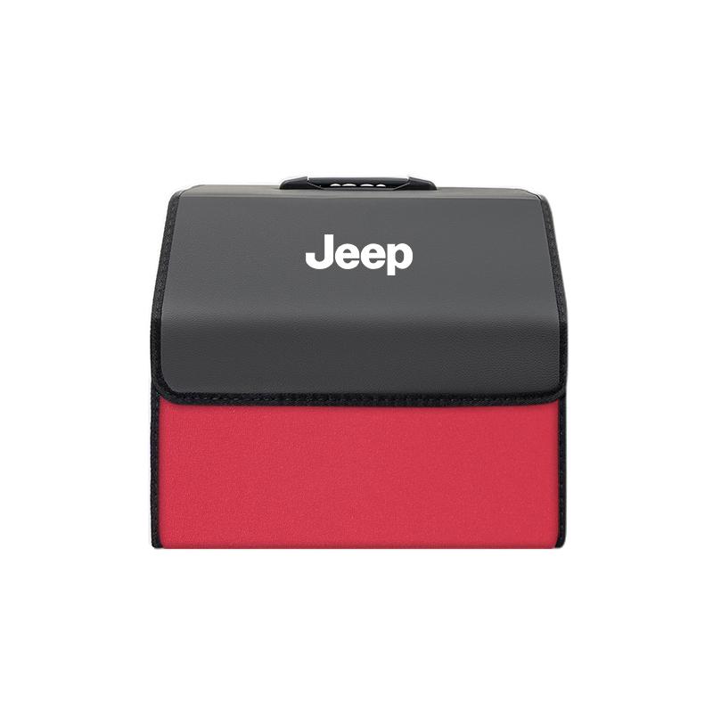 Jeep Folding Car Storage Bag Trunk Organizer Box Tools Tidying sticker For Renegade Liberty XJ Wrangler Cherokee JL JK Gladiator