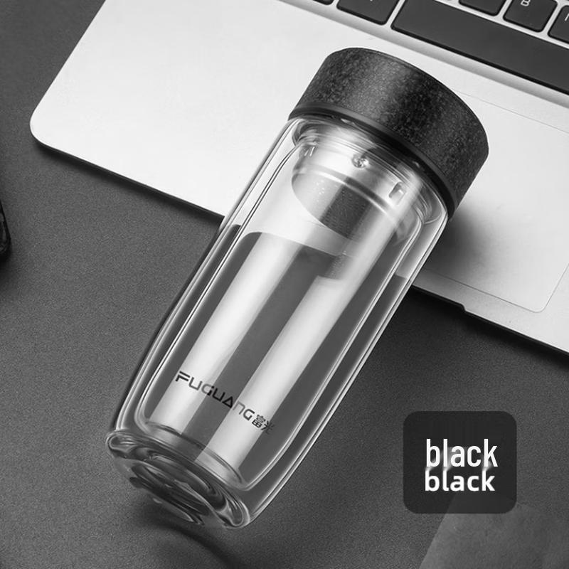 FUGUANG Yiqing Double-Wall Glass Tea Infuser Bottle