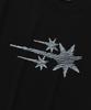 NICEGHOSTCLUB Sketch 3Star Basic Tee_Black(Ng2Gmut535A)