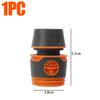 1/12Pcs Garden Hose Adapter Connector Tap Extender Hose Quick Connection Stop Coupler Joint Water Pipe Irrigation Fittings 1/2"