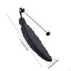 Metal Feather Bookmark, DIY Beadable Hook Book Marker for Kids, Adults