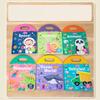 Children'S Enlightenment Early Education Portable Jelly Quiet Paste Book Puzzles, Cognitive Sticker Books, Paper Toys