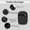 Portable Outdoor Climbing Waist Bag Wilderness Camping Tactical First Aid Medical Bag Home Emergency Treatment Case EDC Pouch