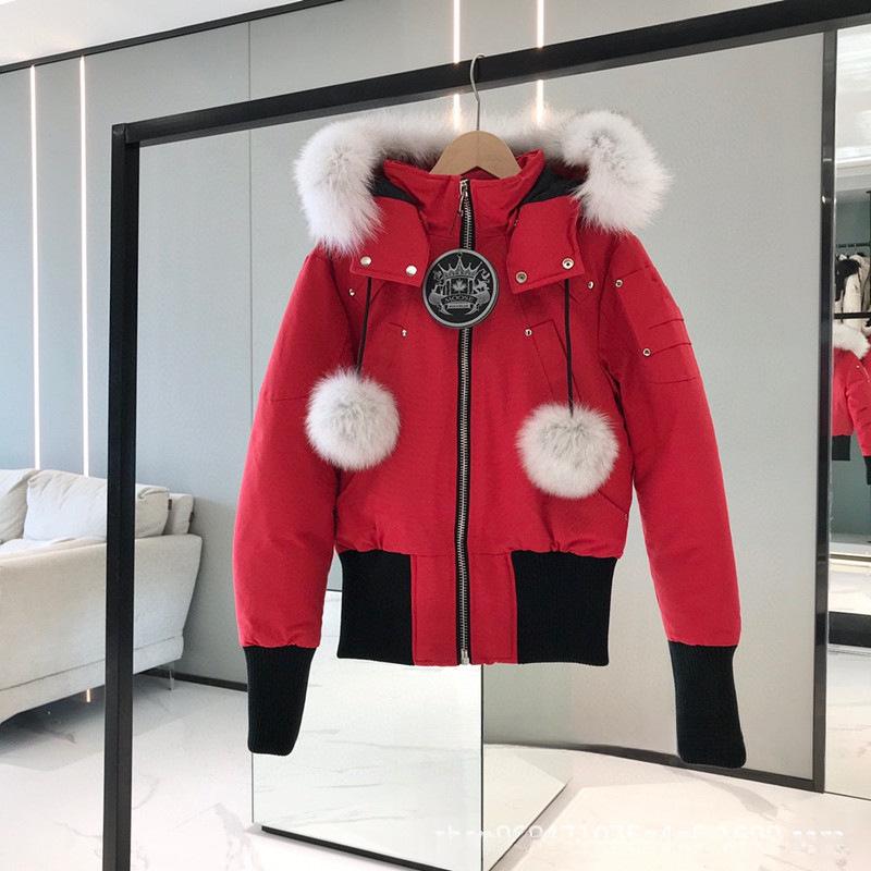 High version goose scissors down jacket