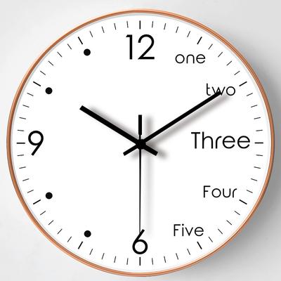 12-Inch 30Cm Wall Clock Living Room Simple Modern Creative Clock Bedroom Home Internet Celebrity Wall Clock Watch Quality
