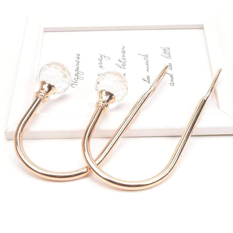 Pack of 2 Curtain Holdbacks Decorative Wall Mounted Tieback Hook for Drapery and Hanging Items Hanging Solution