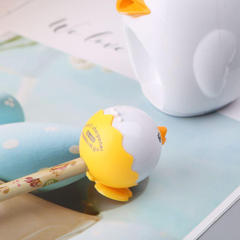 Cute Kawaii Chick Animal Style Pencil Sharpener Hand Mechanical Cutting Tools Stationery