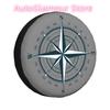 Custom Nautical Compass Spare Wheel Cover for Mitsubishi Pajero 4WD SUV Navigate Adventure Tire Protector 14" 15" 16" 17" Inch