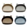 Cartoon Bear Toddlers Learning To Eat Dinning Plate Silicone Suction Cup Bowl Scaldproof Tableware for Baby 6+ Month