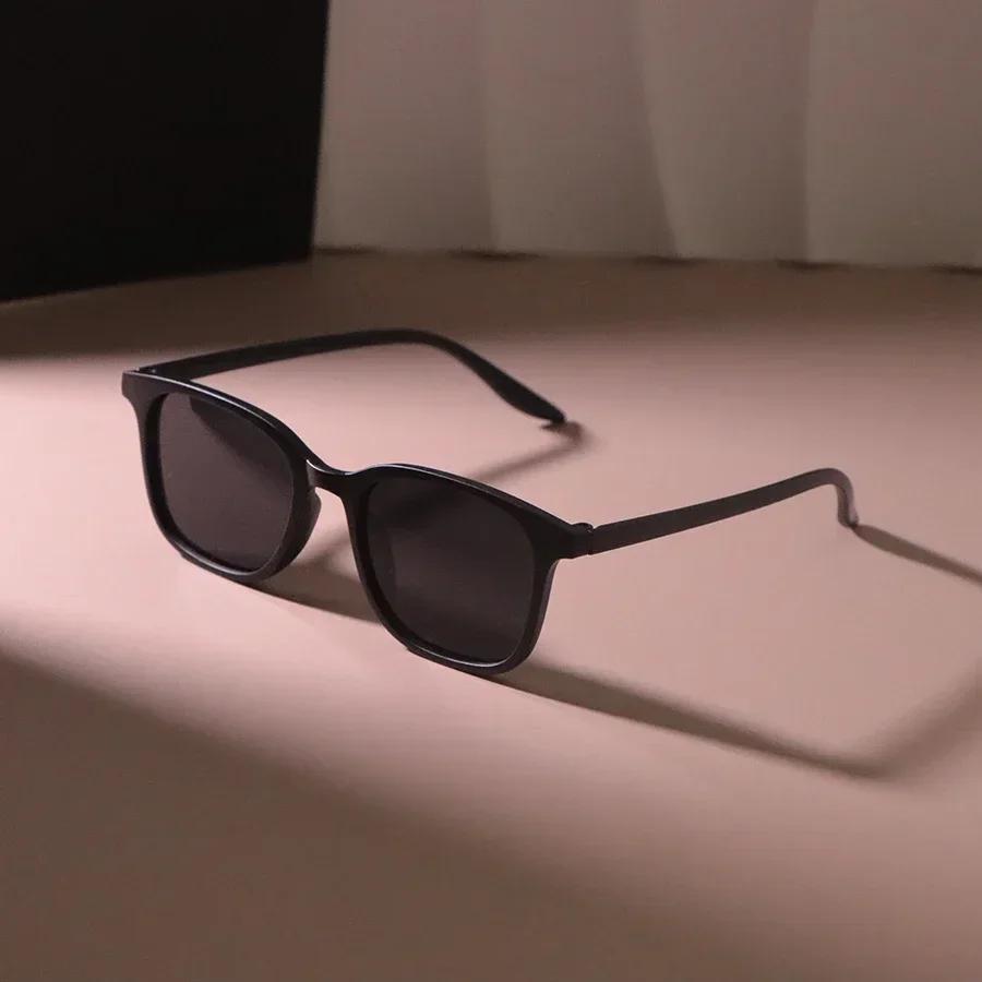 Vintage Dámské Módní Čtvercové Sluneční Brýle Retro Černé Sluneční Brýle Dámské Pánské Brýle