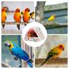 Parrot Warm Bed Warm House durable Hammock Hut Tent Bed Hanging Cave Plush Cushion For Lovebirds Parakeets Plush Cushion
