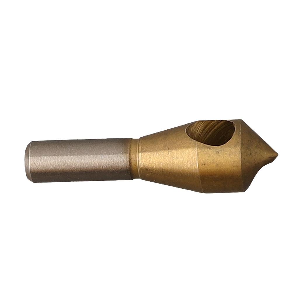 1pcs Titanium Countersink Deburring Drill Bit Hole Cutter Metal Chamfering Tool 90 Degree Chamfer Countersink Drill Bit