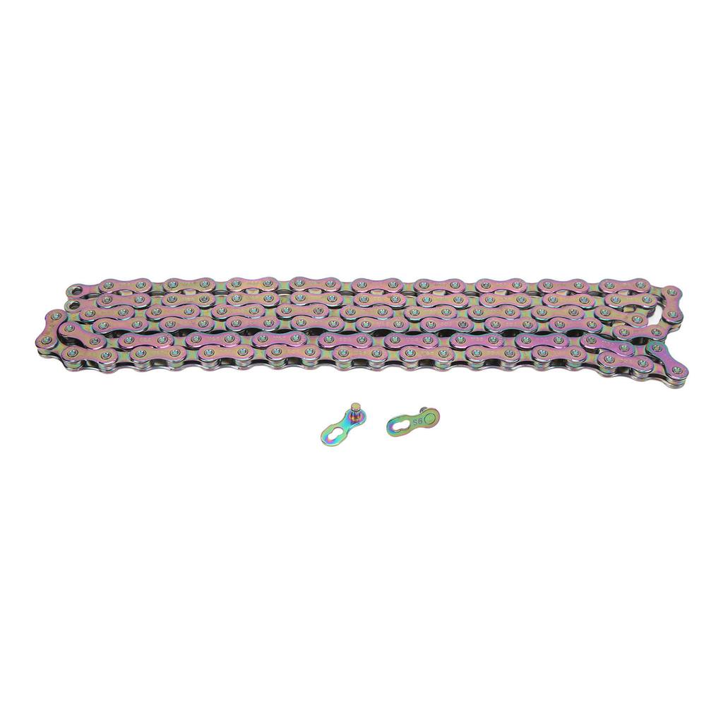 Bicycle Chain High Carbon Steel Colorful 116 Links 9 Speed Road Mountain Bike Accessories for VG
