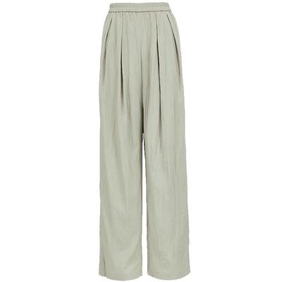 Women's Pleated Elastic Waist Banana Pants