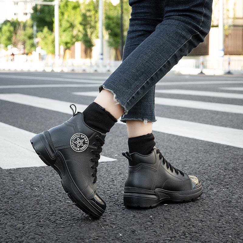 Stylish Women's Waterproof Low-Cut Rain Boots: Non-Slip, Wear-Resistant, Warm, Ideal for Outdoor and Kitchen Use