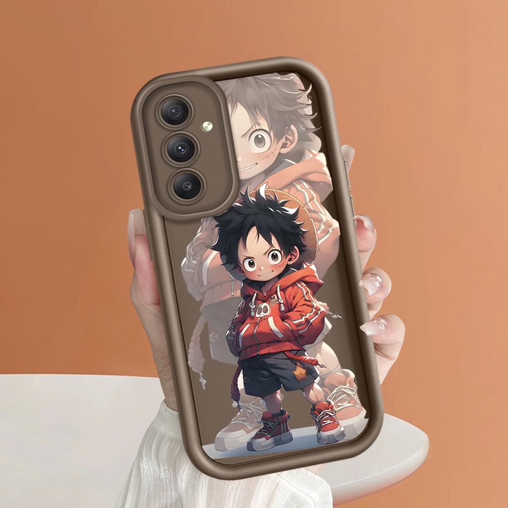 Soft Silicone Square Ladder Printing Pattern Phone Casing Full Cover Camera Shockproof Protection Rubber Case for Samsung
