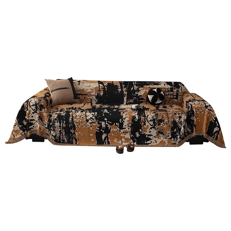 High-end Light Luxury Sofa Towel, a Whole Full Cover Cloth, 2025 New Four-season Universal Anti-cat Scratch Chenille Blanket