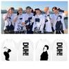 P1Harmony DUH Gleiches T-Shirt Kpop Print Sommer Kurzarm-T-Shirt für Fans Herren Damen Kleidung Streetwear T-Shirts