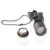 Retro Torch Lighter Grinding Wheel Oil Lighter Key Chain Metal Cigarette Lighter