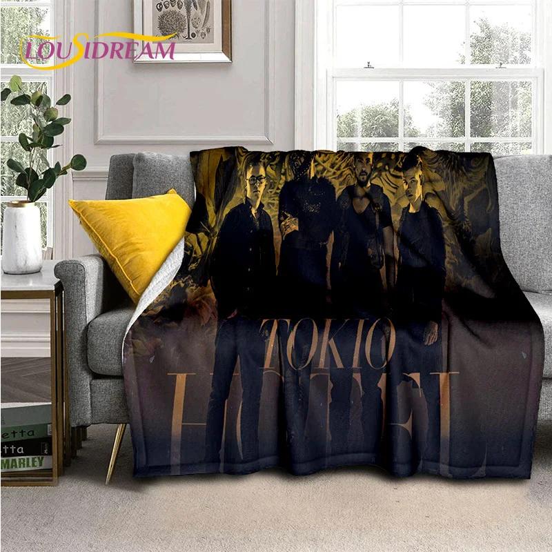 Rock Band Tokio Hotel Bill Kaulitz Soft Flannel Blanket for Bed Bedroom Sofa Picnic,Throw Blanket for Cover Outdoor Leisure Gift