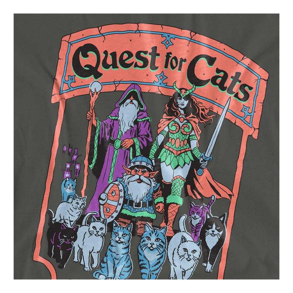 Steven Rhodes Unisex Adult Quest For Cats T-Shirt