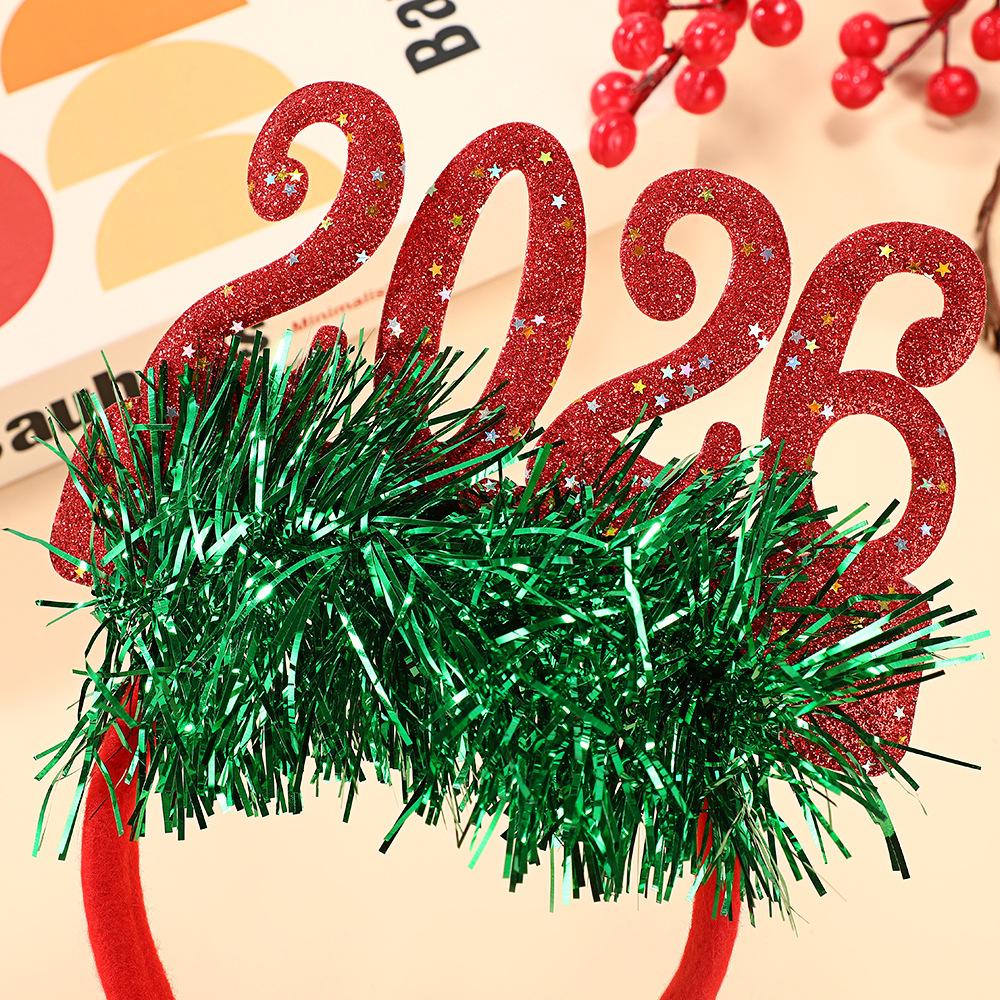 New  Headband Kids Adult Glitter Hair Accessories Funny Glasses Po Props Christmas Decoration  New  Gifts