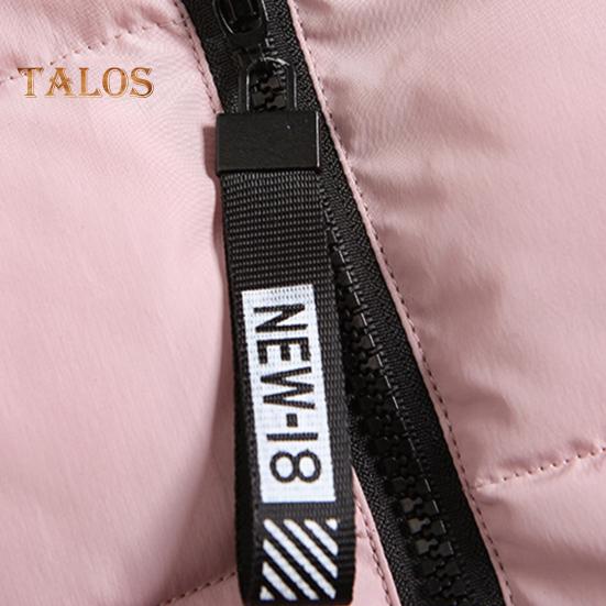 Winter-Daunenmantel, gepolstert, mit Kapuze, Taschen, Reißverschluss, Parka, winddicht, wärmespeichernd, schmale Passform, Übergröße, tägliche Oberbekleidung für kaltes Wetter, Baumwolljacke