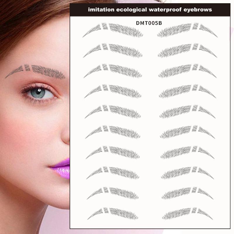 Eyebrow Sticker 6D Simulated Eyebrow Sticker Ecological Bionic Eyebrow Lazy Eyebrow Sticker Template Eyebrow Sticker Eyebrow Tattoo Sticker