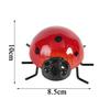 Mini Metal Ladybug Beetle Fence Hanger Wall Hanging Ornament Statue Outdoor Patio Garden Figurine Sculpture For Home Decor 2025