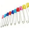 50 Pcs Diaper Pins Stainless Steel Plastic Head Baby Safety Pins Versatile Use for Crafts Laundry Jewelry Making Large