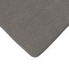 Seat Cushion Set 4 Pcs Light Grey 40 X 40 X 3 Cm Cord Fabric
