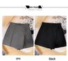 Gray Buttoned A-Line Skirt with Slit - Women's Spring/Summer Chinese Style Hip-Wrapped Skirt