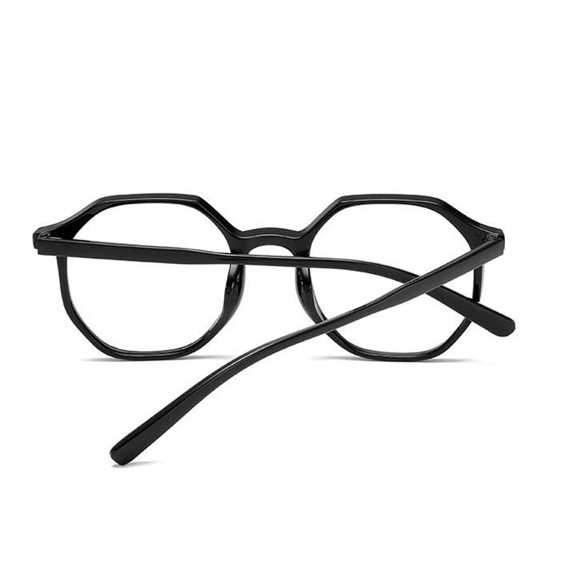 Women Men Student Polygon Nearsighted Glasses Finished Ultralight Pc Frame Short-Sight Eyewear Prescription -0.5 -1.0 To -6.0