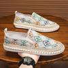 Cloth Shoes Men's Summer Breathable Lazy Casual Men's Versatile Canvas Shoes Lightweight