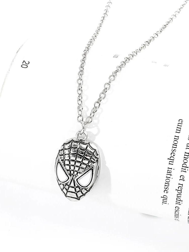 

Superhero Spiderman Necklace Spider Battle Uniform Mask Pendant Necklace Jewelry Accessories