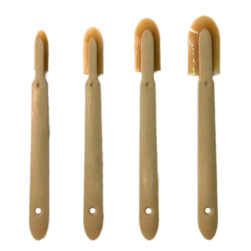 ESJNNK Caulking Finishing Tool, Caulking Spatula Set of 4, Manual Caulking Tool for Kitchen, Bathroom, Window, Brick, and Sink Joints, Caulking Applic