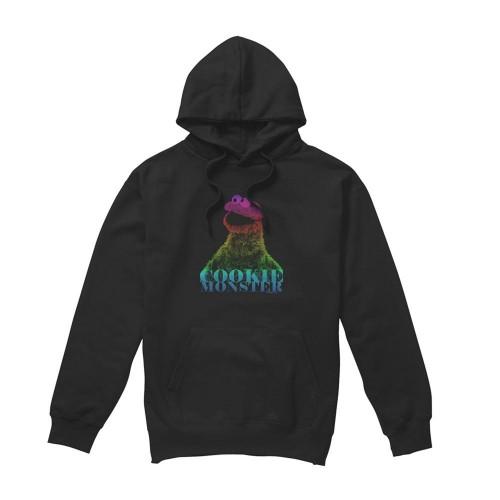 Sesame Street Unisex Adult Cookie Monster Half Tone Hoodie