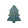 92MF Christmas Serving Tray & Festive Christmas Biscuit Storage with Lid Holiday Snowflake Tree Character Container for Candy,