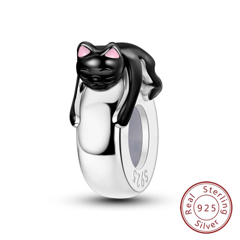 S Original Copper Charms Beads Cross Heart Whale Shark Airplane Charms Fit Bracelet Woman Diy Jewelry Gift