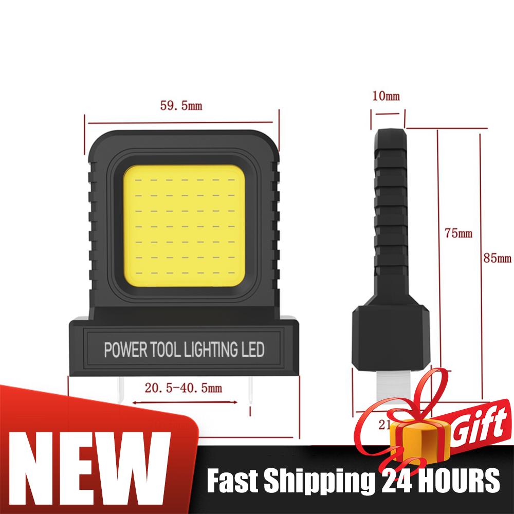 Mini Pocket Work Light with 2 Modes Lighting Long-Lasting Strong Light Super Bright Spotlight 14W for 20V-21V Li-ion Battery