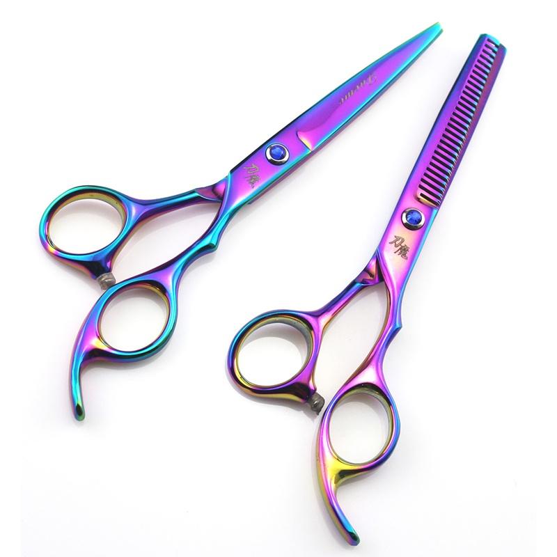 1PC Hair Cutting Scissors Thinning Shears Stainless Steel Pro Salon Barber Shears Hairdressing Tools