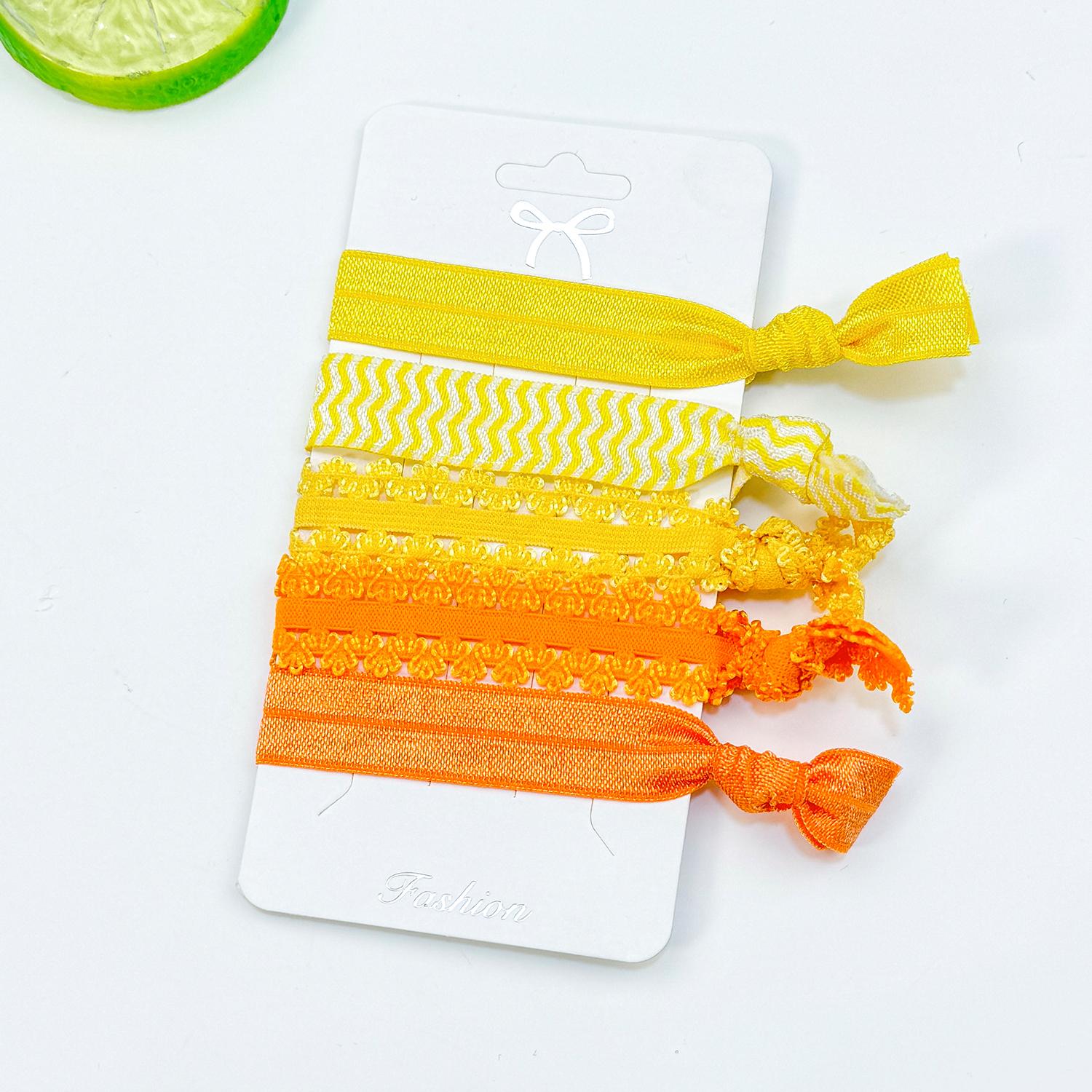 

5 шт./набор Эластичные резинки для волос для девочек Милые повязки на голову с цветами Резинки для волос с принтом Повязки для волос Держатель для хвостика Женские Аксессуары для волос