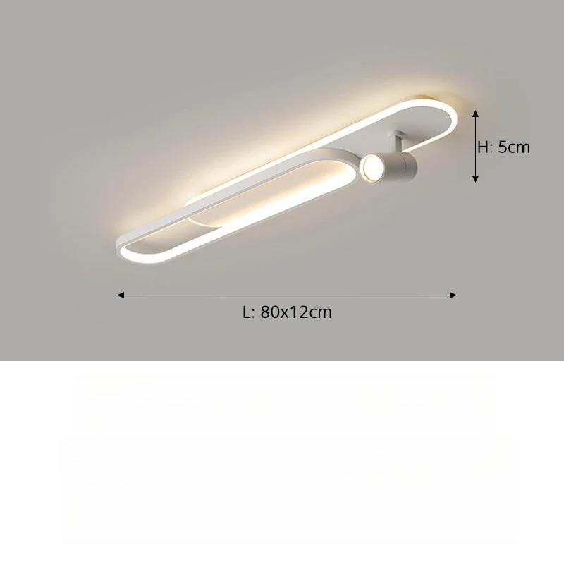 Modern Minimalist LED Ceiling Lamp with Spotlights Indoor Home Living Room Dining Room Bedroom Decorative Lighting