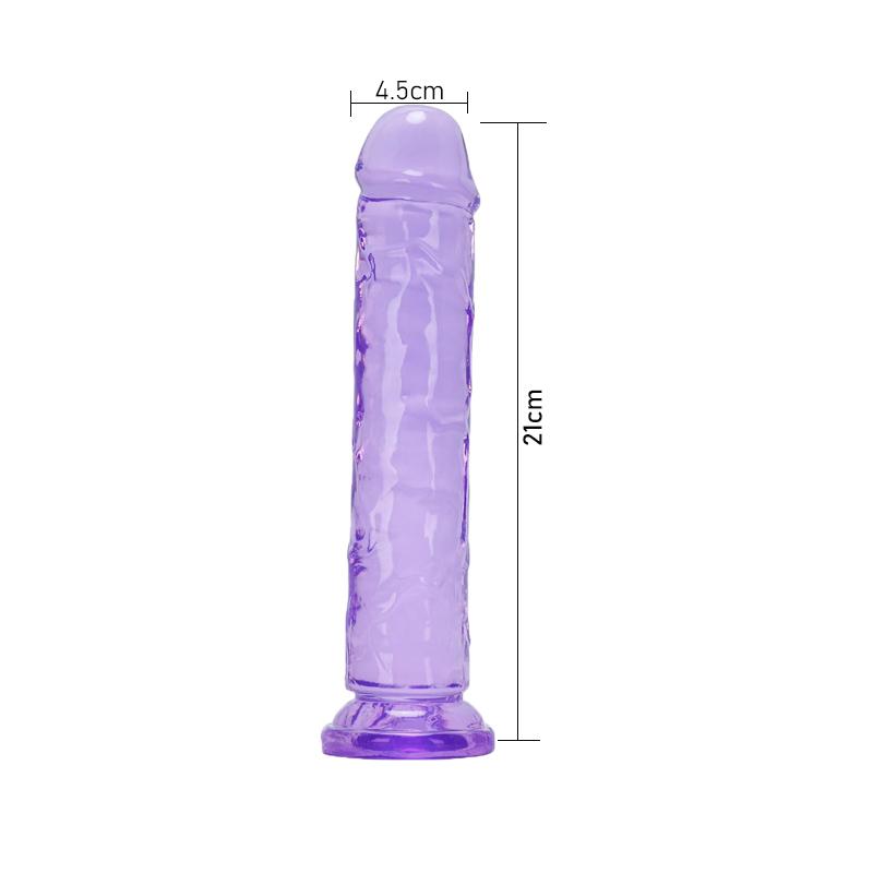 MoDi Realistisk Big Jelly Dildo Kvinner Erotiske analsexleketøy Gay Myk Klitoris Vaginal Onani Penis Sugekopp Big Pick